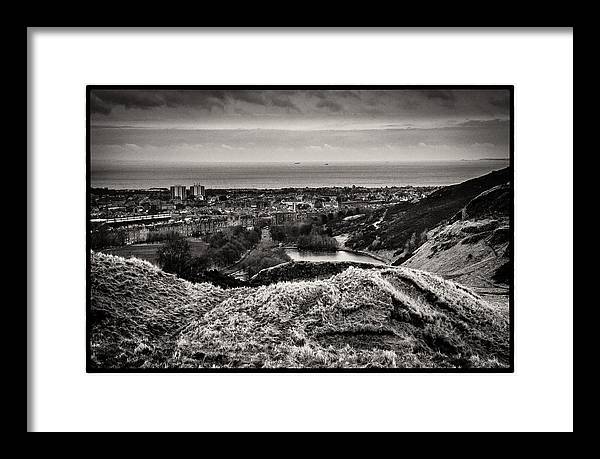 Land of Scotland BW - Framed Print