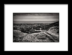 Land of Scotland BW - Framed Print