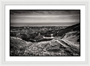 Land of Scotland BW - Framed Print