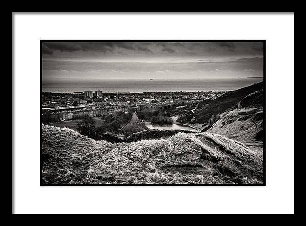 Land of Scotland BW - Framed Print