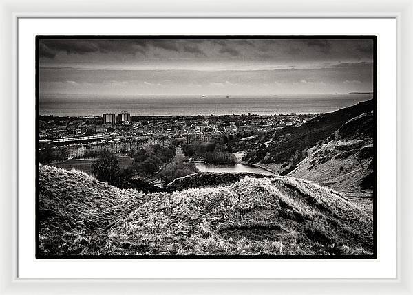 Land of Scotland BW - Framed Print