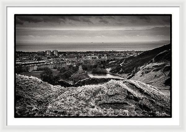 Land of Scotland BW - Framed Print