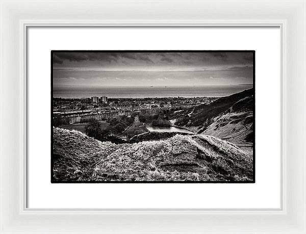 Land of Scotland BW - Framed Print