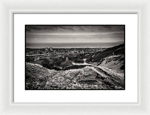 Land of Scotland BW - Framed Print