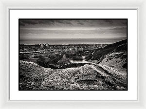 Land of Scotland BW - Framed Print