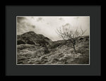 Load image into Gallery viewer, Land of Scotland shif tlens effect - Framed Print
