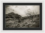 Load image into Gallery viewer, Land of Scotland shif tlens effect - Framed Print
