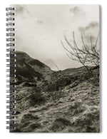 Load image into Gallery viewer, Land of Scotland shif tlens effect - Spiral Notebook
