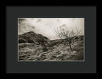 Load image into Gallery viewer, Land of Scotland shif tlens effect - Framed Print
