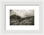 Load image into Gallery viewer, Land of Scotland shif tlens effect - Framed Print
