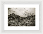 Load image into Gallery viewer, Land of Scotland shif tlens effect - Framed Print
