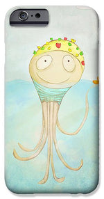 Load image into Gallery viewer, Little Octopus the Swimming Champ and his Rubber Ducky - Phone Case

