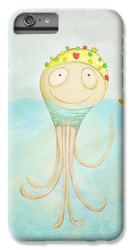 Load image into Gallery viewer, Little Octopus the Swimming Champ and his Rubber Ducky - Phone Case
