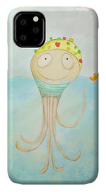 Load image into Gallery viewer, Little Octopus the Swimming Champ and his Rubber Ducky - Phone Case
