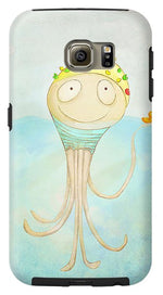 Load image into Gallery viewer, Little Octopus the Swimming Champ and his Rubber Ducky - Phone Case
