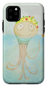 Load image into Gallery viewer, Little Octopus the Swimming Champ and his Rubber Ducky - Phone Case
