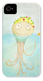 Load image into Gallery viewer, Little Octopus the Swimming Champ and his Rubber Ducky - Phone Case
