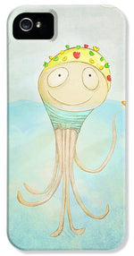 Load image into Gallery viewer, Little Octopus the Swimming Champ and his Rubber Ducky - Phone Case
