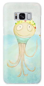 Load image into Gallery viewer, Little Octopus the Swimming Champ and his Rubber Ducky - Phone Case
