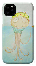 Load image into Gallery viewer, Little Octopus the Swimming Champ and his Rubber Ducky - Phone Case
