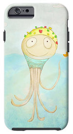 Load image into Gallery viewer, Little Octopus the Swimming Champ and his Rubber Ducky - Phone Case

