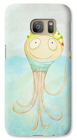 Load image into Gallery viewer, Little Octopus the Swimming Champ and his Rubber Ducky - Phone Case
