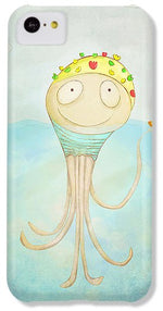 Load image into Gallery viewer, Little Octopus the Swimming Champ and his Rubber Ducky - Phone Case
