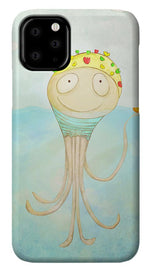 Load image into Gallery viewer, Little Octopus the Swimming Champ and his Rubber Ducky - Phone Case

