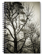 Load image into Gallery viewer, London Eye through Snowy trees - Spiral Notebook
