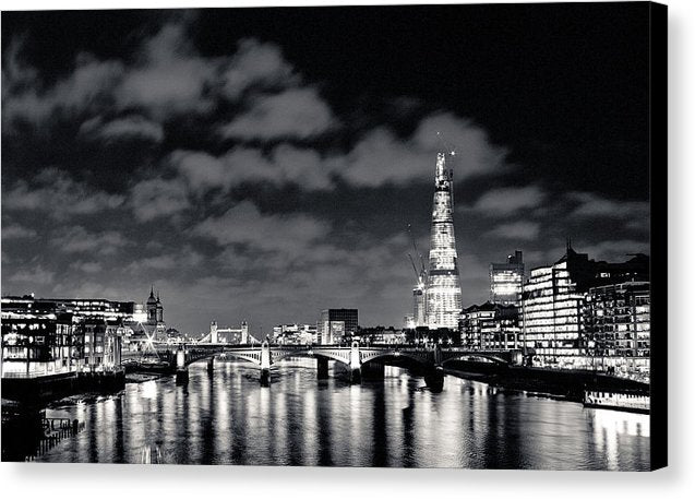 London Lights at Night - Canvas Print