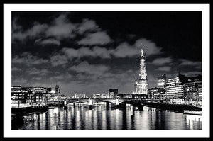 London Lights at Night - Framed Print