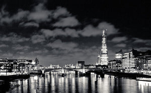 London Lights at Night - Art Print