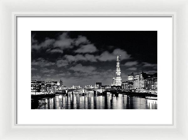 London Lights at Night - Framed Print