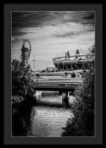 Load image into Gallery viewer, London Olympic Stadium and Sculpture 2013 - Framed Print
