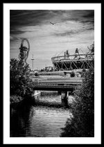 Load image into Gallery viewer, London Olympic Stadium and Sculpture 2013 - Framed Print
