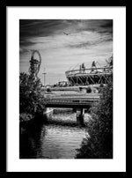 Load image into Gallery viewer, London Olympic Stadium and Sculpture 2013 - Framed Print
