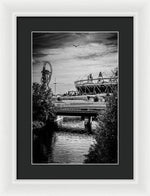 Load image into Gallery viewer, London Olympic Stadium and Sculpture 2013 - Framed Print
