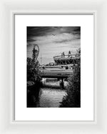 Load image into Gallery viewer, London Olympic Stadium and Sculpture 2013 - Framed Print
