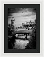 Load image into Gallery viewer, London Olympic Stadium and Sculpture 2013 - Framed Print
