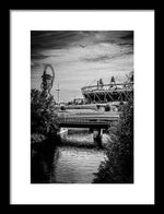 Load image into Gallery viewer, London Olympic Stadium and Sculpture 2013 - Framed Print
