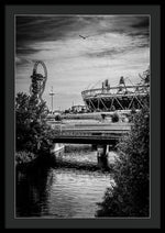 Load image into Gallery viewer, London Olympic Stadium and Sculpture 2013 - Framed Print
