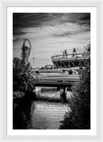 Load image into Gallery viewer, London Olympic Stadium and Sculpture 2013 - Framed Print
