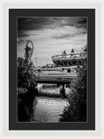 Load image into Gallery viewer, London Olympic Stadium and Sculpture 2013 - Framed Print
