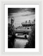 Load image into Gallery viewer, London Olympic Stadium and Sculpture 2013 - Framed Print
