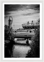 Load image into Gallery viewer, London Olympic Stadium and Sculpture 2013 - Framed Print
