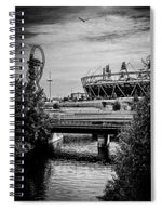 Load image into Gallery viewer, London Olympic Stadium and Sculpture 2013 - Spiral Notebook
