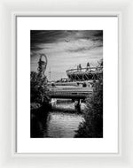 Load image into Gallery viewer, London Olympic Stadium and Sculpture 2013 - Framed Print
