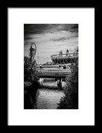 Load image into Gallery viewer, London Olympic Stadium and Sculpture 2013 - Framed Print
