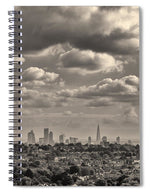 Load image into Gallery viewer, London Town seen from Alexandra Palace - Spiral Notebook
