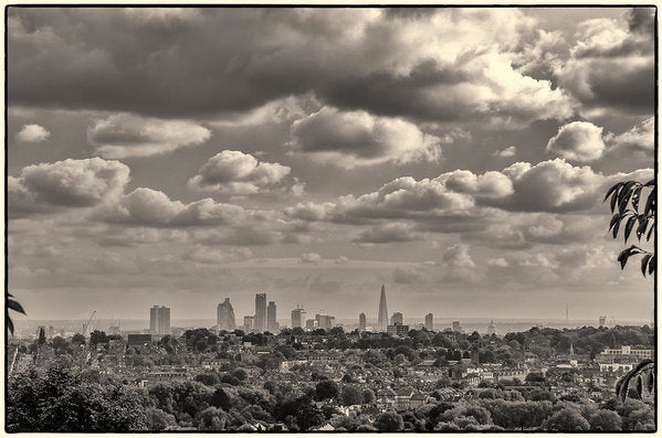 London Town seen from Alexandra Palace - Art Print